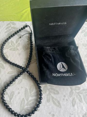 Northskull Zwarte Kralen Ketting Heren - Nieuw beschikbaar voor biedingen