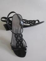 Zwarte sandalen, Ophalen, Zwart, Sandalen of Muiltjes, Zo goed als nieuw