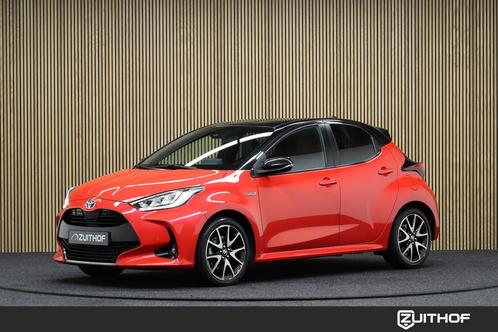 Toyota Yaris 1.5 Hybrid Executive Sport Bi-Tone | Maps Navig, Auto's, Toyota, Bedrijf, Te koop, Yaris, ABS, Achteruitrijcamera