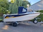Raider 18-Cuddy Honda F90 Fourstroke Riba trailer, Watersport en Boten, 70 pk of meer, Gebruikt, 3 tot 6 meter, Polyester