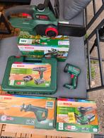 Bosch groen gereedschap set met accu's, Ophalen, Zo goed als nieuw, Minder dan 600 watt, Reciprozaag