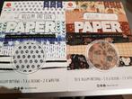 2 Vellum blocks met leuke prints, Ophalen of Verzenden, Nieuw, Overige thema's, Overige typen