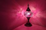 Oosterse glasmozaiek tafellamp, Nieuw, Ophalen of Verzenden, Glas, Minder dan 50 cm