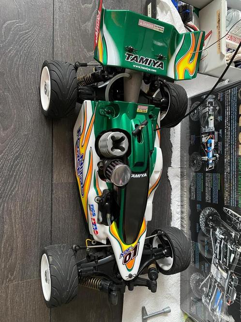 Te koop Tamiya brandstof Buggy, Hobby en Vrije tijd, Modelbouw | Radiografisch | Auto's, Zo goed als nieuw, Auto offroad, Nitro