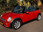 Mini 1.6 16V ONE Cabrio 2005, Zwart, Cabriolet, 4 stoelen, Leder en Stof