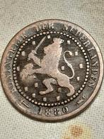1 Cent 1880 - Koning Willem III, Ophalen of Verzenden, Koning Willem III, 1 cent, Losse munt