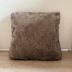 Riverdale Sierkussen Imitatiebont 50x50cm, Ophalen, Nieuw, Bruin, Vierkant