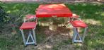 Inklapbare Picknicktafel - Aluminium, Gebruikt, Aluminium, Ophalen of Verzenden, Rechthoekig