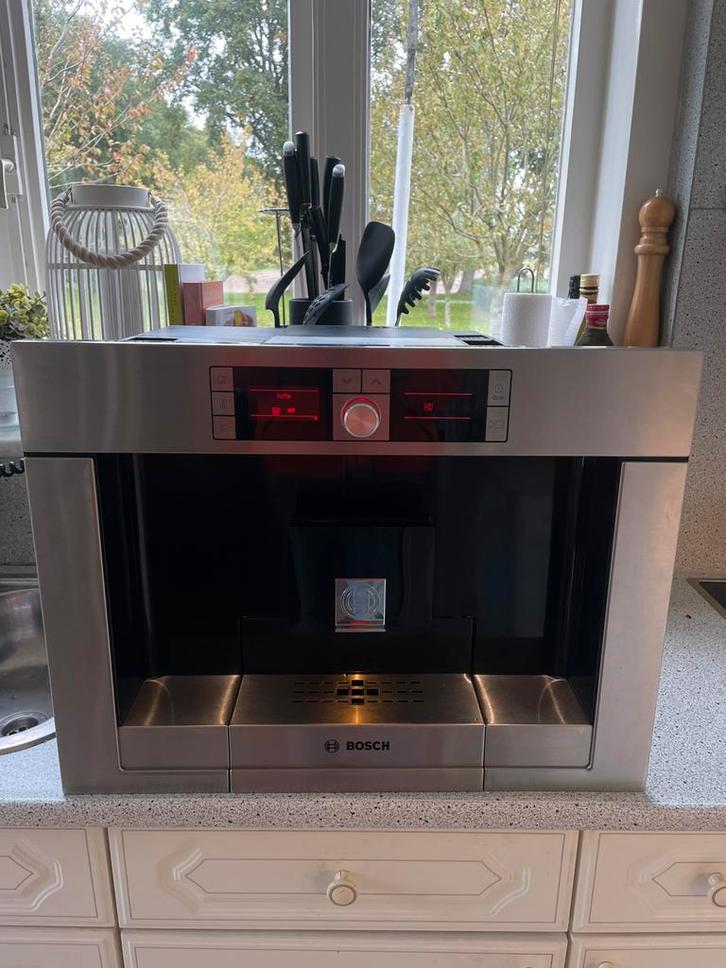 Gereviseerd |Bosch TCC78K570 koffiemachine, Witgoed en Apparatuur, Koffiezetapparaten, Gebruikt, Gemalen koffie, Koffiebonen, Koffiemachine