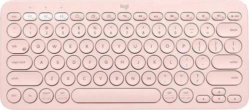 Logitech K380 - Draadloos Toetsenbord - Roze, Computers en Software, Toetsenborden, Nieuw, Qwerty, Draadloos, Ergonomisch, Multimediatoetsen