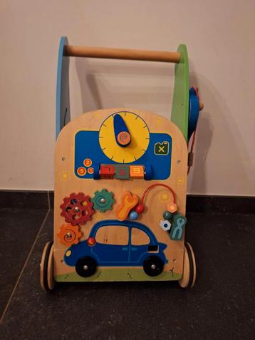 Houten Loopkar - Gebruikt beschikbaar voor biedingen