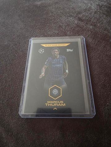 Topps match attax 25/26 Marcus Thuram black edge edition beschikbaar voor biedingen