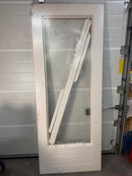 Hardhouten deur 83 x 211.5 bw 40, Doe-het-zelf en Verbouw, Deuren en Horren, Ophalen, 80 tot 100 cm, Nieuw, Buitendeur