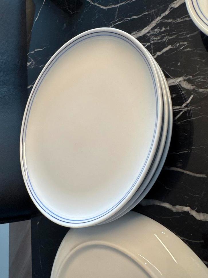 Zeldzame KLM Gebaksbordjes - Set van 4, Verzamelen, Luchtvaart en Vliegtuigspotten, Zo goed als nieuw, Ophalen