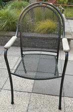 Tuinstoelen van ijzer, Tuin en Terras, Tuinstoelen, Ophalen, Gebruikt, Metaal, Stapelbaar