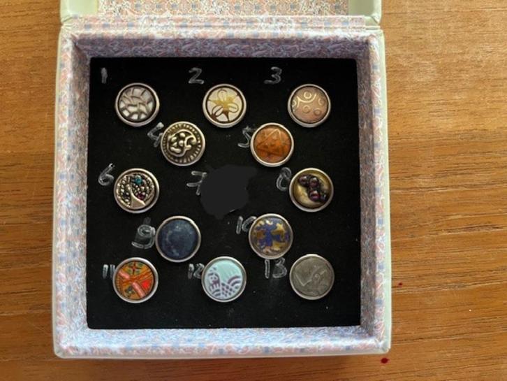 Noosa Petite chunks / bedels / drukkers, Sieraden, Tassen en Uiterlijk, Bedels, Zo goed als nieuw, Overige merken, Overige materialen