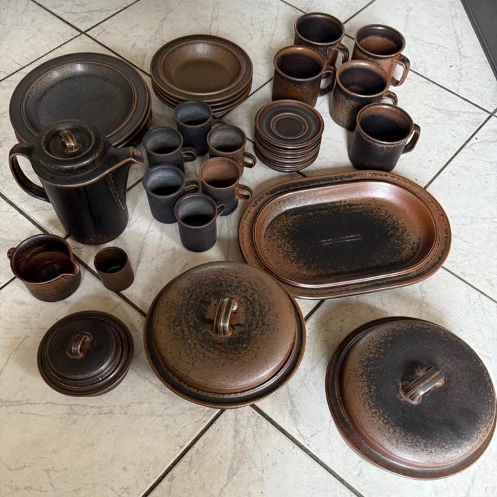 Vintage Arabia Ruska Fins design serviesgoed, Antiek en Kunst, Antiek | Keramiek en Aardewerk, Ophalen