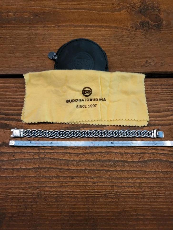 Buddha to buddha armband Nathalie XS, 19cm, Sieraden, Tassen en Uiterlijk, Armbanden, Gebruikt, Zilver, Zilver, Ophalen of Verzenden