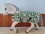 Schleich deken groen, Ophalen of Verzenden, Zo goed als nieuw, Paard, Beeldje of Figuurtje