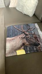 2 x kussenhoesje rendier, Huis en Inrichting, Ophalen, Gebruikt, Eenpersoons, Kussen