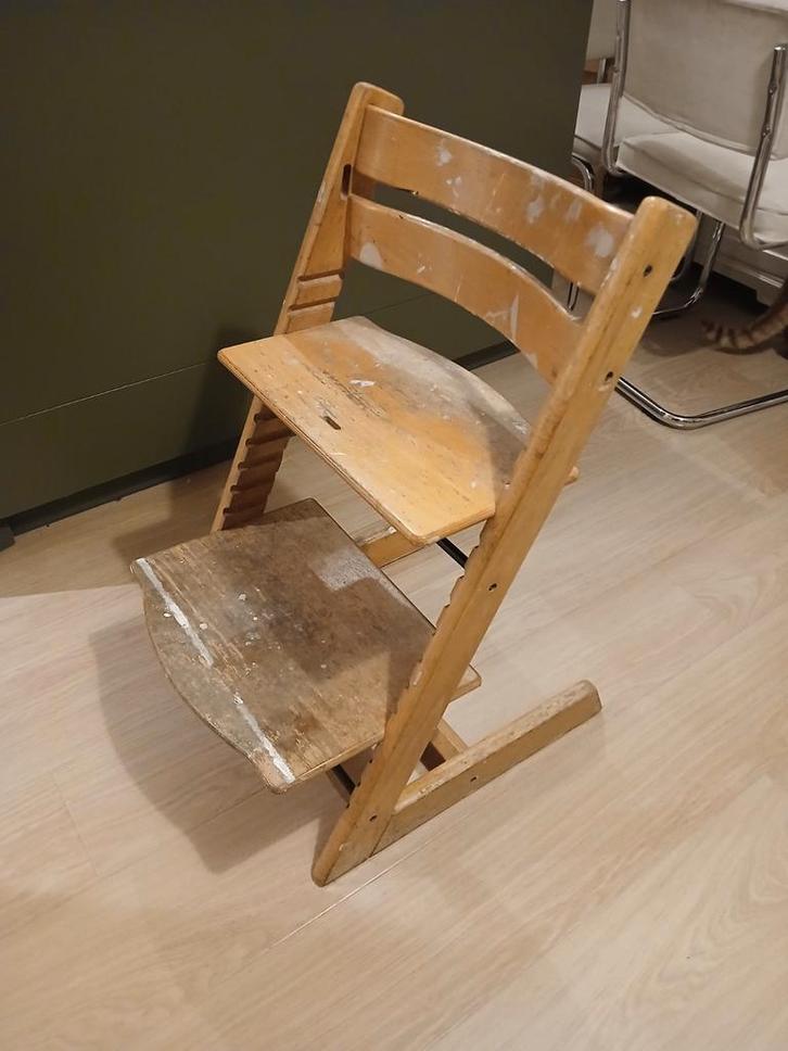 Triptrapstoel - Meegroeistoel, Kinderen en Baby's, Kinderstoelen, Gebruikt, Meegroeistoel, Aanschuifbaar, Gordel(s), Ophalen of Verzenden