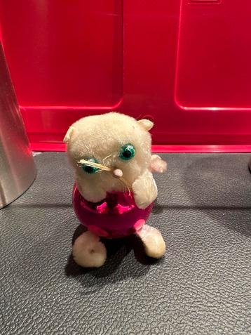 Vintage Kerstbal Ornament Kat beschikbaar voor biedingen