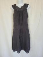 Nette zwarte jurk mooie kraag mt 46 merk Cortefiel, ., Zwart, Maat 46/48 (XL) of groter, Ophalen of Verzenden