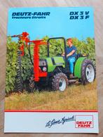 Deutz Fahr DX 3 V /F trekker folder franstalig, Ophalen of Verzenden, Zo goed als nieuw