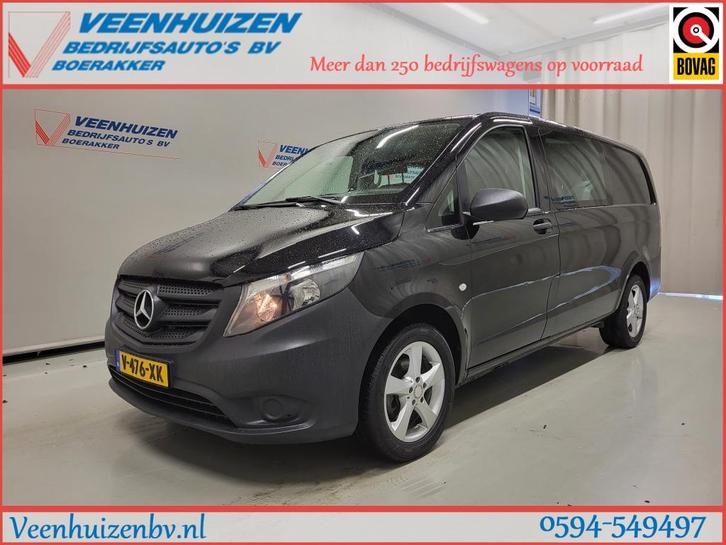 Mercedes-Benz Vito 111CDI L2/H1 Dubbele Cabine Euro 6!, Auto's, Bestelauto's, Bedrijf, Te koop, Achteruitrijcamera, Airbags, Airconditioning