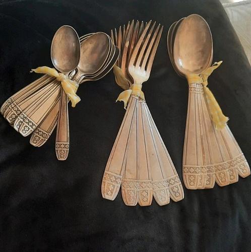 Kruisjes bestek set - 21 delen., Antiek en Kunst, Antiek | Bestek, Ophalen of Verzenden