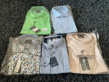 5 overhemden nieuw XL p.st. Portofino, Giordano, JP1880  Soy beschikbaar voor biedingen