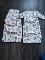 HEMA Winterslaapzakken – Wit met Poesjesprint – 68/80, Ophalen of Verzenden, Zo goed als nieuw, 70 tot 85 cm, Slaapzak