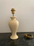 Tafellamp porselein/steen crème kleur, Ophalen of Verzenden, Zo goed als nieuw, Minder dan 50 cm