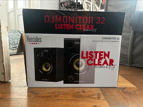 Hercules DJMonitor 32, Computers en Software, Pc speakers, Zo goed als nieuw, Ophalen of Verzenden