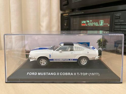 Ford Mustang II Cobra II T-Top 1977, Hobby en Vrije tijd, Modelauto's | 1:43, Zo goed als nieuw, Auto, Overige merken, Ophalen
