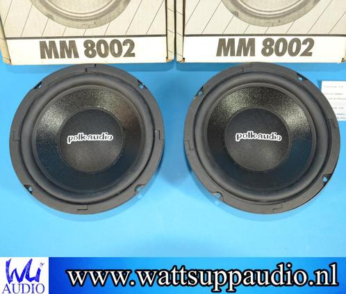 Polk Audio MM 8002 8 inch subwoofer ( Polk MM8002 ), Audio, Tv en Foto, Luidsprekers, Gebruikt, Subwoofer, 120 watt of meer, Overige merken