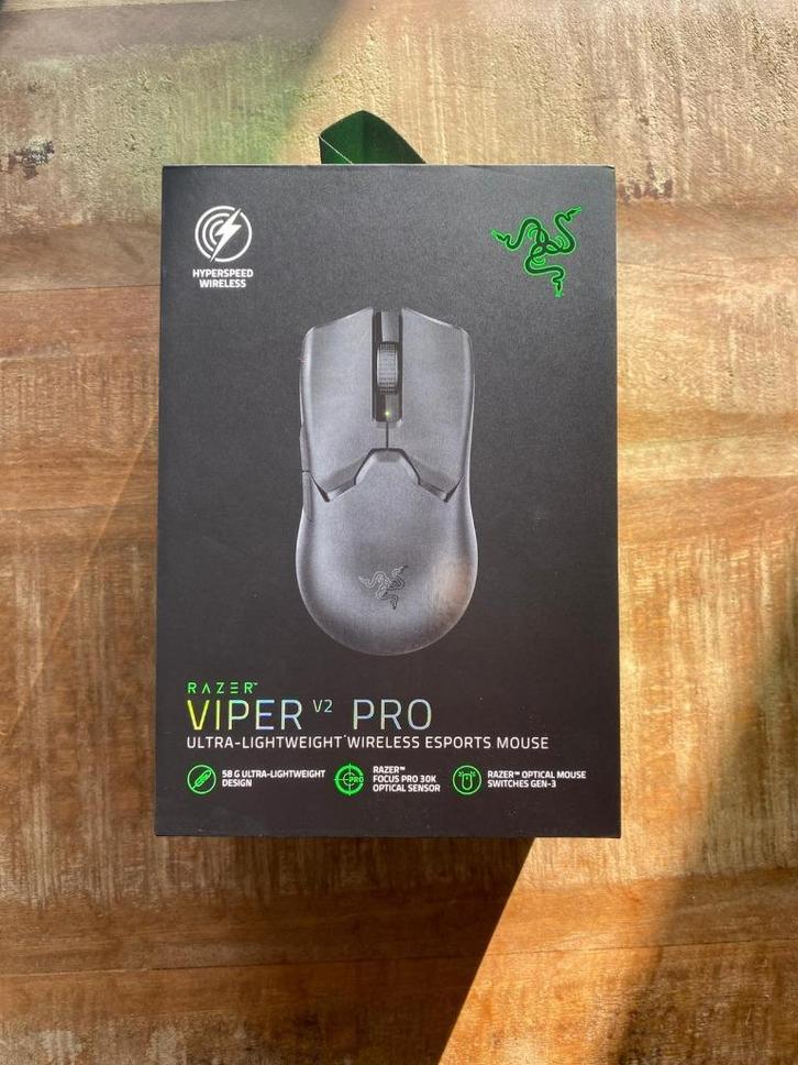 Razer Viper V2 Pro, Computers en Software, Muizen, Nieuw, Muis, Rechtshandig, Draadloos, Gaming muis, Ophalen of Verzenden