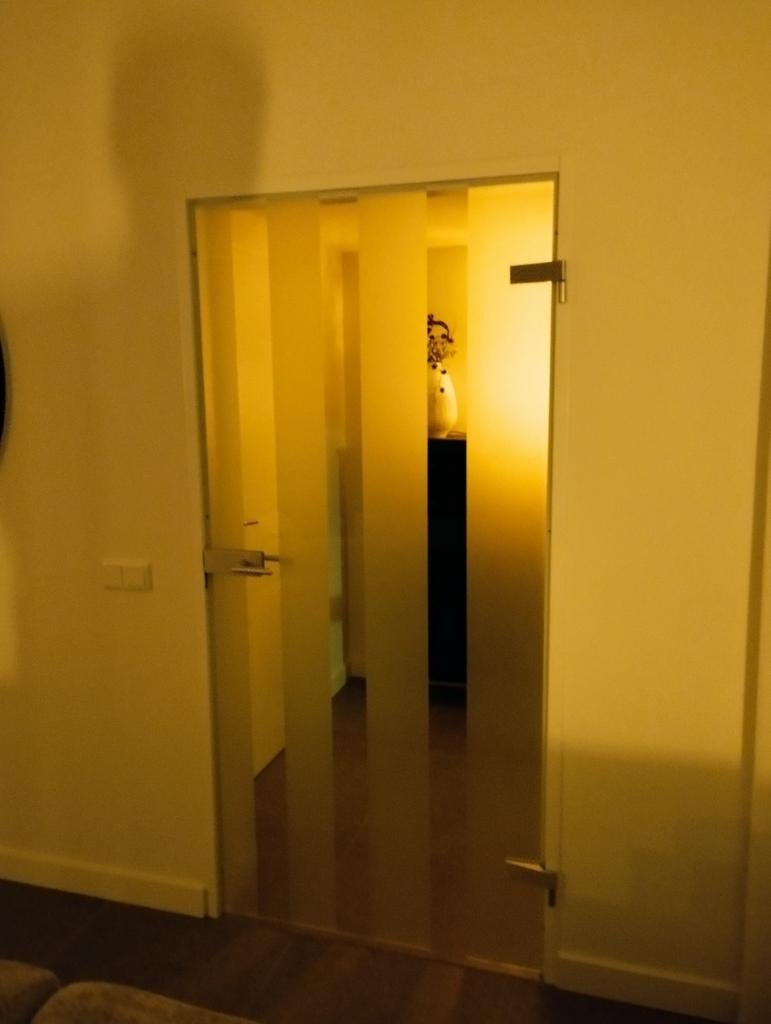 Glazen deur, Ophalen of Verzenden, Binnendeur, Minder dan 200 cm