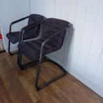 eetkamerstoel, Huis en Inrichting, Stoelen, Ophalen, Gebruikt, Twee, Blauw