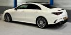 Mercedes-Benz CLA 220 AMG Line – Dealeronderhouden, Auto's, 74 €/maand, Zwart, Leder en Stof, Wit
