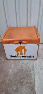 Thuisbezorgd grote oranje opbergbox ( fiets/ scooter), Ophalen, Gebruikt, Koelbox, Koelelement