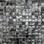 Mozaiëk Deep Sea Oyster Black Shell Pearl 15mm, Overige materialen, Wandtegels, Nieuw, Ophalen of Verzenden