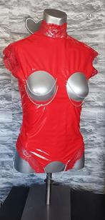 kinky/fetish lak body (L), Kleding | Dames, Ophalen of Verzenden, Rood, Body of Korset