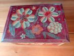 Vintage blik met scharnierend deksel, Antiek en Kunst, Ophalen of Verzenden