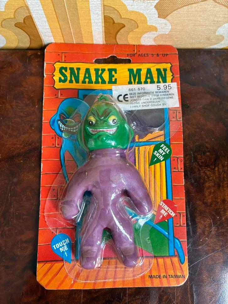 Vintage snake man