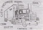 Veghel QSL kaart City Hopper, Ophalen of Verzenden, 1980 tot heden, Ongelopen
