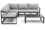 Nieuwe aluminium hoekloungeset 226 x 223,5cm, allweather kus, Tuin en Terras, Ophalen, 6 zitplaatsen, Bank, Aluminium