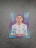 Panini sticker WK Qatar 2022.Speler Lionel Messi Argentinië., Verzenden, Zo goed als nieuw