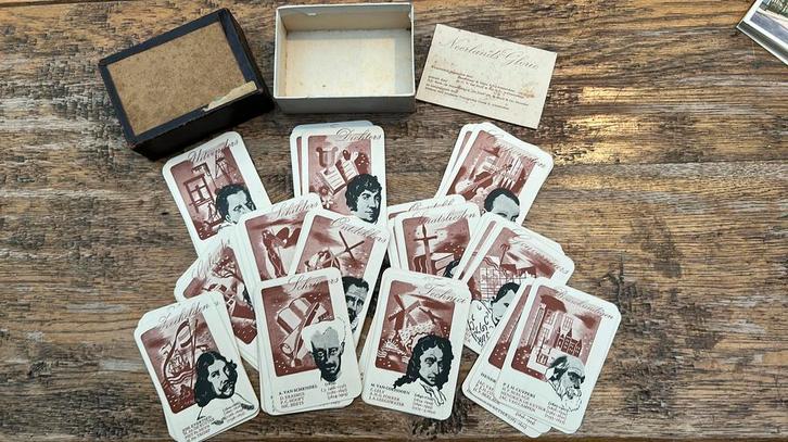 Antiek kwartetspel Neerlands Glorie, Antiek en Kunst, Antiek | Speelgoed, Ophalen of Verzenden