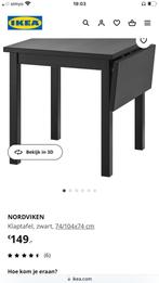 Tafel Ikea Nordviken, Huis en Inrichting, Tafels | Eettafels, 50 tot 100 cm, 100 tot 150 cm, Rechthoekig, Vier personen